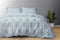 Florida Denver 100% Pure Cotton 210 TC King Size Bed Sheet Set with Coordinated Pillow Covers